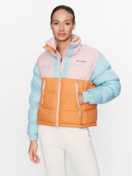 Columbia Kurtka zimowa Pike Lake™ II Cropped Jacket Pomarańczowy Regular Fit. Brązowe kurtki sportowe Columbia, na zimę, l, bez wzorów, z syntetyku, bez kaptura, outdoorowe. Za 632.99 zł.