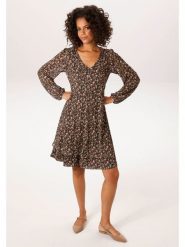 Aniston Sukienka w kolorze khaki rozmiar: 40. Brązowe sukienki Aniston, na co dzień, bez wzorów, bez kołnierzyka, bez ramiączek, midi, proste. Za 217.99 zł.