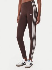 Adidas Legginsy Essentials 3-Stripes Seamless Tights KZ4101 Brązowy Slim Fit. Brązowe legginsy Adidas, s, bez wzorów, z syntetyku. Za 219.99 zł.
