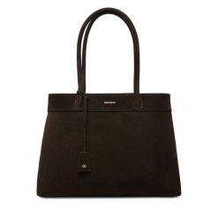 Torebka GINO ROSSI. Brązowe shopper Gino Rossi, bez wzorów, bez dodatków. Za 499.99 zł.
