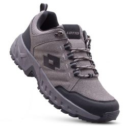Buty sportowe LOTTO KETCHAM sneakersy. Czarne obuwie sportowe Lotto, z materiału, bez zapięcia, trekkingowe. Za 222.00 zł.
