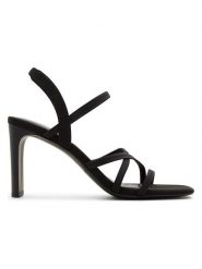 CALL IT SPRING Sandały w kolorze czarnym na obcasie rozmiar: 37. Czarne sandały Call it Spring, bez wzorów, z otwartym noskiem, bez obcasa, na koturnie, bez zapięcia. Za 117.99 zł.