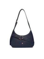 Beverly Hills Polo Club Torebka CEO-BHPC-C-018-09 Granatowy. Niebieskie torebki klasyczne Beverly Hills Polo Club, bez wzorów, z materiału, bez dodatków. Za 219.99 zł.