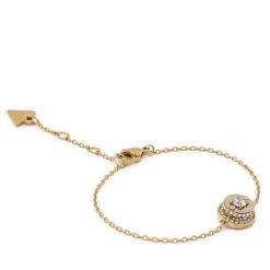 Bransoletka Guess. Żółte bransoletki Guess, złote. Za 249.99 zł.