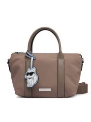 KARL LAGERFELD Torebka B4W30343 Szary. Szare torebki klasyczne KARL LAGERFELD, bez wzorów, z materiału, bez dodatków. Za 779.99 zł.