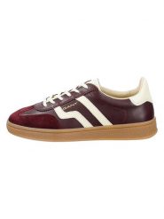 GANT Footwear Skórzane sneakersy "Cuzima" w kolorze bordowym rozmiar: 38. Czerwone trampki GANT Footwear, bez wzorów, bez zapięcia. Za 231.07 zł.