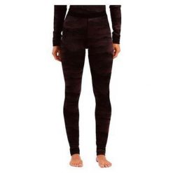 Getry termoaktywne damskie Odlo Merino Ridgelines BL Bottom Long. Fioletowe spodnie sportowe Odlo, m, bez wzorów, trekkingowe. Za 417.99 zł.