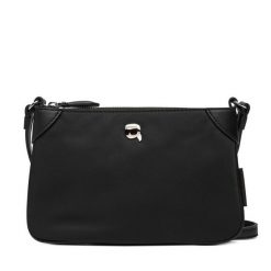 Torebka KARL LAGERFELD. Czarne torebki klasyczne KARL LAGERFELD, bez wzorów, bez dodatków. Za 439.99 zł.