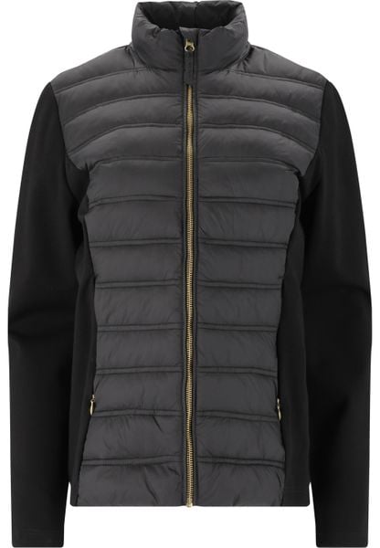 Bluza hybrydowa damska Whistler Persle. Czarne bluzy Whistler, uniwersalny, bez wzorów, z materiału, bez kaptura. Za 239.99 zł.