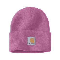 Czapka zimowa Carhartt Acrylic Watch Hat. Czerwone czapki Carhartt, bez wzorów. Za 76.00 zł.