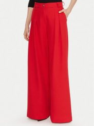 Maryley Spodnie materiałowe 25IB579/43MA Czerwony Regular Fit. Czerwone spodnie materiałowe Maryley, xs, bez wzorów, z materiału. Za 379.99 zł.