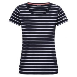 T-shirt Damski Paski Filandra VIII. Białe t-shirty Regatta, s, bez wzorów, bez kołnierzyka, bez ramiączek. Za 37.99 zł.