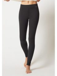 Skiny Legginsy w kolorze czarnym rozmiar: 36. Czarne legginsy Skiny, bez wzorów, z bawełny, z podwyższonym stanem. Za 126.15 zł.
