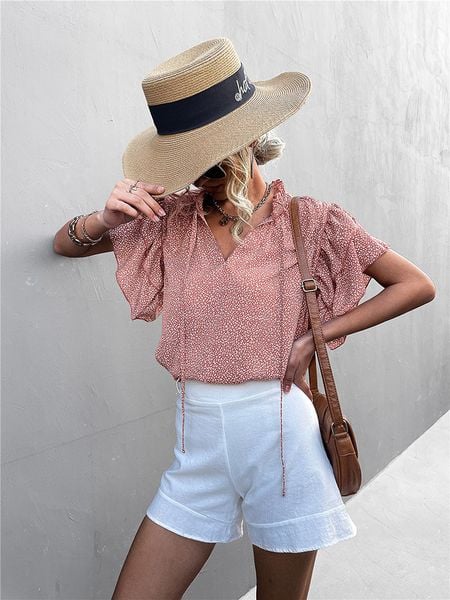 Ariel Tesoro Bluzka w kolorze szaroróżowym rozmiar: 42. Różowe bluzki Ariel Tesoro, bez wzorów, bez kołnierzyka, bez ramiączek. Za 118.84 zł.