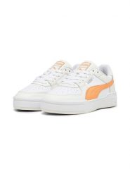 Puma Sneakersy "Pro Classic" w kolorze biało-pomarańczowym rozmiar: 39. Białe trampki Puma, bez wzorów, z materiału, bez zapięcia. Za 221.15 zł.