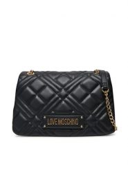 LOVE MOSCHINO Torebka JC4153PP0MLA0000 Czarny. Czarne torebki klasyczne Love Moschino, bez wzorów, ze skóry, bez dodatków. Za 449.99 zł.