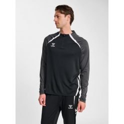Treningowy top Hummel Lead 2.0. Czarne swetry Hummel, na zimę, bez wzorów, z tkaniny, bez ramiączek. Za 209.00 zł.