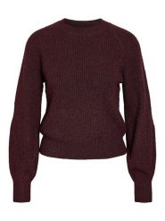 Noisy may Sweter w kolorze bordowym rozmiar: M. Różowe swetry Noisy may, m, bez wzorów, ze splotem, bez ramiączek. Za 121.45 zł.