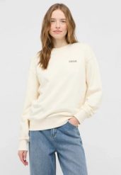 Damska bluza nierozpinana Mustang Style Aberdeen Whisper White 1016768 2013. Białe bluzy Mustang, xs, bez wzorów, bez kaptura. Za 169.99 zł.