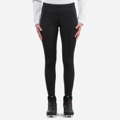 Legginsy termoaktywne do narciarstwa biegowego damskie Inovik XC S 100. Czarne legginsy INOVIK, l, bez wzorów, z elastanu. Za 99.99 zł.