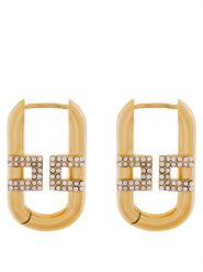 Elisabetta Franchi Kolczyki OR-20A-52E2-V200 Złoty. Żółte kolczyki Elisabetta Franchi, metalowe. Za 609.99 zł.