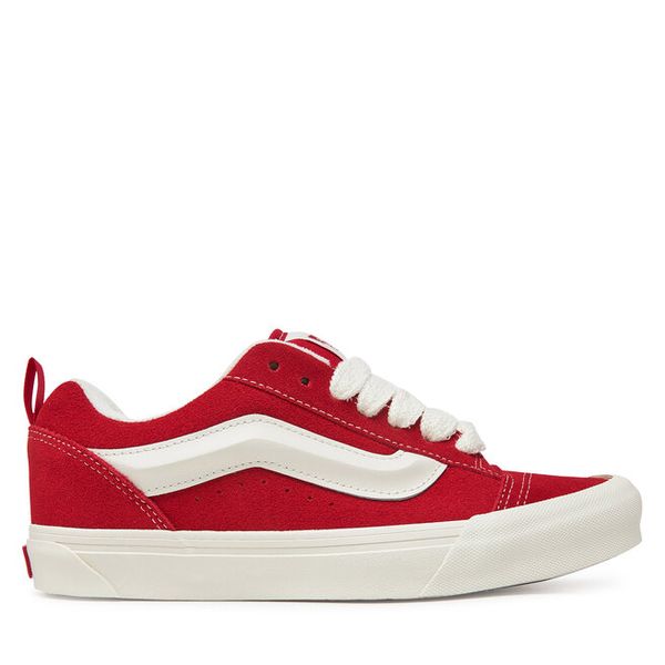 Vans. Czerwone trampki Vans, bez wzorów, bez zapięcia. Za 219.99 zł.