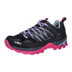 Buty trekkingowe damskie CMP RIGEL LOW. Czerwone trekkingi CMP, z materiału, trekkingowe. W wyprzedaży za 359.99 zł.