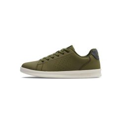 Sneakersy Hummel Court Line Sn. Zielone obuwie sportowe Hummel, bez zapięcia. Za 220.00 zł.