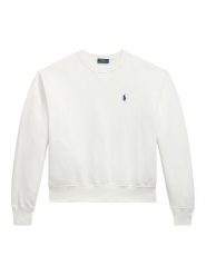 Polo Ralph Lauren Bluza 211978306501 Biały Regular Fit. Białe bluzy Polo Ralph Lauren, m, bez wzorów, z bawełny, bez kaptura. Za 819.99 zł.