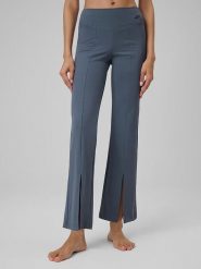 4F Legginsy w kolorze niebieskim do jogi rozmiar: XS. Niebieskie legginsy 4f, xs, bez wzorów, z materiału. Za 98.95 zł.