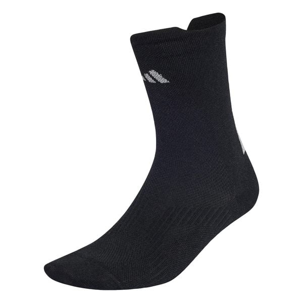 SKARPETY RUNNING REFLECTIVE CREW. Czarne skarpety Adidas, bez wzorów, z elastanu. Za 89.95 zł.