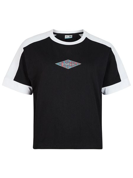 O'Neill Koszulka "Limbo" w kolorze czarnym rozmiar: XL. Czarne bluzki O'Neill, xl, bez wzorów, z bawełny, bez kołnierzyka, bez ramiączek. Za 59.45 zł.