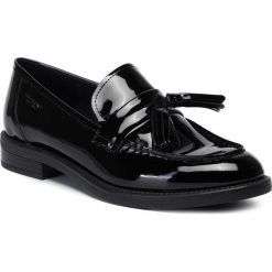 Lordsy VAGABOND - Amina 4803-860-20 Black. Czarne lordsy Vagabond, bez wzorów, z lakierowanej skóry, bez obcasa, na płaskiej podeszwie, bez zapięcia. Za 449.00 zł.