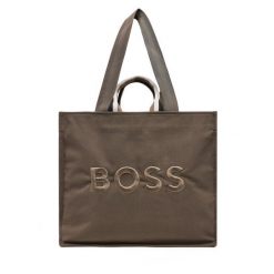 Torebka BOSS. Brązowe torebki klasyczne Boss, bez wzorów, bez dodatków. Za 599.99 zł.