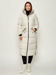 Woolrich Płaszcz puchowy "GTX" w kolorze kremowym rozmiar: XL. Brązowe płaszcze Woolrich, xl, bez wzorów, z puchu, bez kaptura. Za 4,601.29 zł.