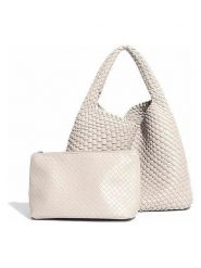 SUVRAI Torebka w kolorze kremowym - 30 x 42 x 14 cm rozmiar: onesize. Brązowe torby na ramię SUVRAI, bez wzorów, z materiału, na ramię, bez dodatków. Za 173.99 zł.