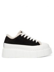 Inuikii Trampki Matilda Curly 1001.001.0381 Czarny. Czarne trampki Inuikii, bez wzorów, ze skóry, bez zapięcia. Za 1,149.00 zł.