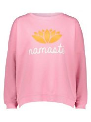 Miss goodlife Bluza "Namasté" w kolorze jasnoróżowym rozmiar: XL. Różowe bluzy miss goodlife, xl, bez wzorów, z bawełny, bez kaptura. Za 188.40 zł.