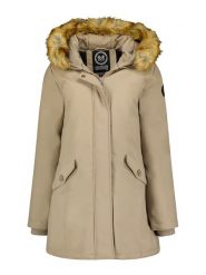 Maison Montaigne Parka "Dinamai" w kolorze beżowym rozmiar: XL. Brązowe parki Maison Montaigne, xl, bez kaptura. Za 175.67 zł.