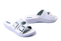 INBLU VR-6B biały, klapki damskie. Białe klapki Inblu, bez wzorów, bez obcasa. Za 68.99 zł.