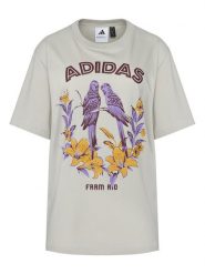 Adidas T-Shirt FARM Graphic JV8610 Szary. Szare t-shirty Adidas, xl, bez wzorów, z bawełny, bez kołnierzyka, bez ramiączek. Za 149.99 zł.