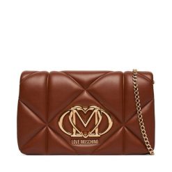 Torebka LOVE MOSCHINO. Brązowe torebki klasyczne Love Moschino, bez wzorów, bez dodatków. Za 789.99 zł.