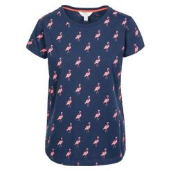 Koszulka Z Krótkim Rękawem We Wzór Damska Carolyn. Czerwone bluzki Trespass, m, bez wzorów, casualowe, bez kołnierzyka, bez ramiączek. Za 59.99 zł.