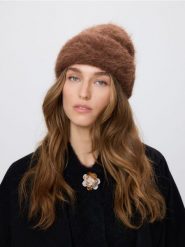 Czapka z wełną alpaki - karminowy. Czerwone czapki Reserved, bez wzorów, z wełny. Za 89.99 zł.