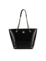 Nine West Torebka BW2A0079 Czarny. Czarne shopper Nine West, bez wzorów, z tworzywa sztucznego, bez dodatków. Za 229.99 zł.