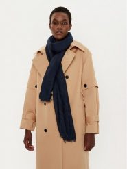 Weekend Max Mara Szal Classe 2515541074600 Granatowy. Niebieskie rękawiczki Weekend Max Mara, bez wzorów, z materiału. Za 739.99 zł.