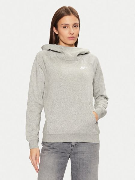 Nike Bluza Essential BV4116 Szary Regular Fit. Szare bluzy Nike, l, bez wzorów, z bawełny, bez kaptura. Za 199.99 zł.