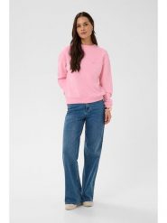 Kaffe Bluza w kolorze jasnoróżowym rozmiar: XL. Różowe bluzy Kaffe, xl, bez wzorów, bez kaptura. Za 173.99 zł.