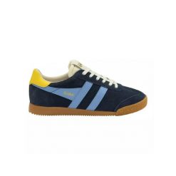 Baskets Femme Baskets Gola ELAN Bleu Bleu Gola. Niebieskie obuwie sportowe Gola, z zamszu, bez zapięcia. Za 557.00 zł.