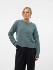Vero Moda Sweter w kolorze morskim rozmiar: XS. Niebieskie swetry Vero Moda, xs, bez wzorów, bez ramiączek. Za 43.99 zł.
